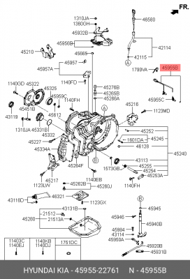 Датчик HYUNDAI Elantra (00-) числа оборотов АКПП OE 4595522761 HYUNDAI KIA