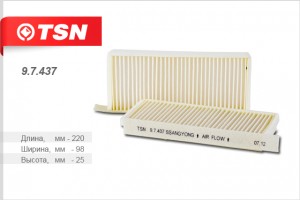 фильтр салона!  SsangYong Kyron 2.0XDI 05> 97437 TSN