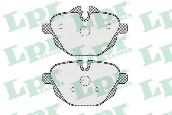 Комплект тормозных колодок 05P1618 05P1618 LPR