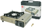 Плита газовая портативная в кейсе (с переходником) защита от ветра AT AT35989 AT