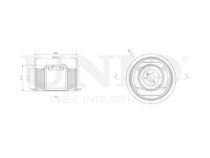 С/блок заднего дифференциала RMP-20216 UNIO