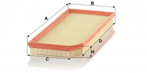 Фильтр воздушный C41110 C41110 MANN FILTER