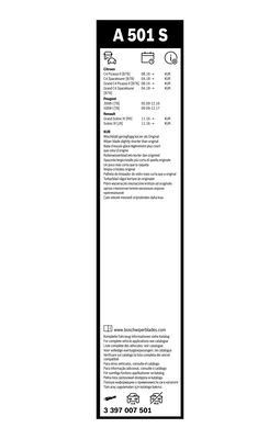 PEUGEOT 3008/5008 800/680 мм // Push Button 19mm 3 397 007 501 BOSCH