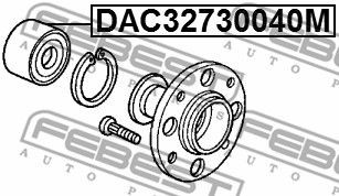 Подшипник ступичный задний 32X73X40 DAC32730040M FEBEST
