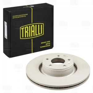 Диск торм. Audi A6 (04-) TDI перед. d=314 (окраш.) (DF 084516) DF 084516 TRIALLI