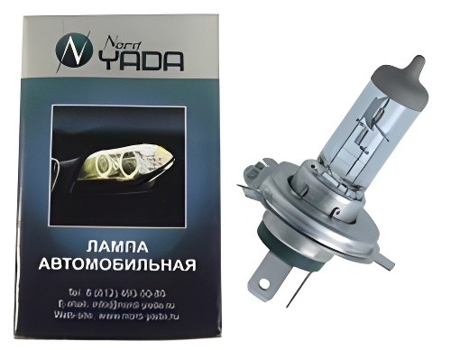 Лампа галогенная H4 24V 75/70W "SUPER WHITE" (P43t) 800074 NORD YADA