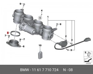 Стяжная лента 11 61 7 710 724 BMW