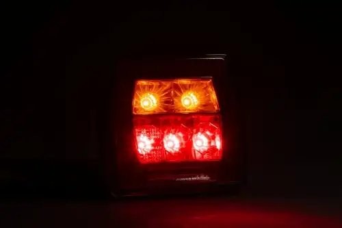 фонарь задний! LED 4-функциональный, 99,5х93 с проводом 1м \ FT122TLED FRISTOM