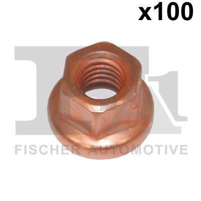 гайка шестигранная! самоконт. M8x1.25\ VW 988-0815.100 FISCHER