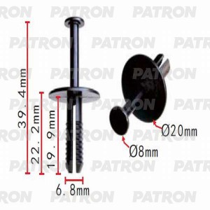 Клипса OPEL P370195 P370195 PATRON