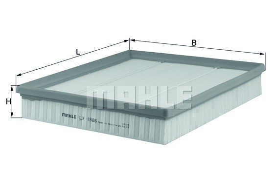 Фильтр воздушный FORD Transit (06-) (2.2 TDCi) MAHLE LX1586 MAHLE KNECHT