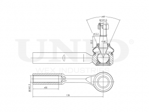 Наконечник рулевой правый SSP-10085 UNIO