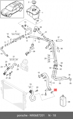 Хомут VW AUDI SEAT SKODA патрубка системы охлаждения OE N 906 872 01 VAG