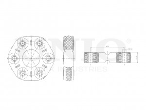 Муфта карданного вала RMP-12501 UNIO