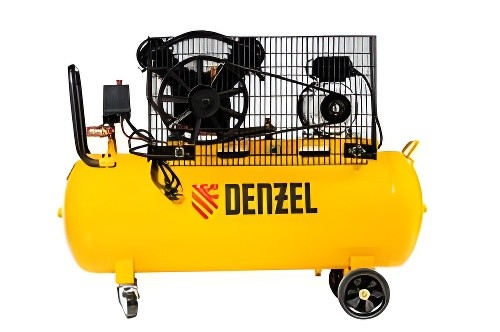 Компрессор пневматический 220В 2.2кВт 8атм. 370л/мин. ресивер-100л масляный DENZ 58110 DENZEL