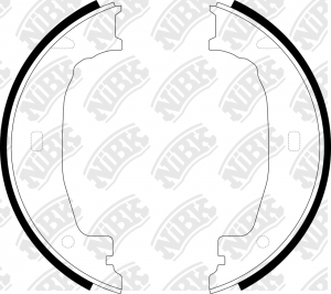Колодки тормозные барабанные BMW E81/E87/E46/E90 00-  FN0559 FN0559 NIBK
