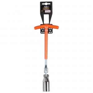 Ключ свечной 21 мм "AIRLINE" (с карданом, с резинкой, L=250 мм) AK-S-10 AIRLINE