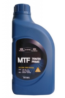 Масло трансмиссионное полусинтетическое HYUNDAI/KIA MTF PRIME 75W-85 1л 04300-00 0430000140 HYUNDAI KIA