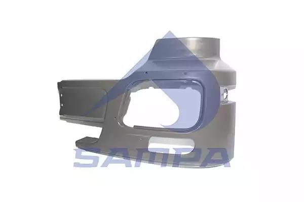 Левая часть бампера MB Actros cab 943 18100346 SAMPA