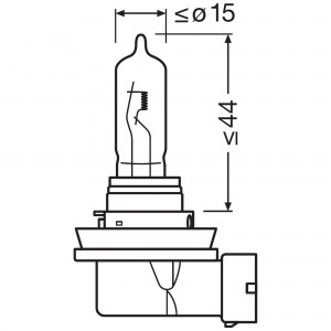 Лампа г/с H9 (65W) PGJ19-5 Original 12V 64213 4050300524368 64213 OSRAM
