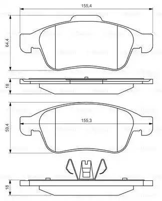 RENAULT KANGOO (2008>) 0 986 494 441 BOSCH