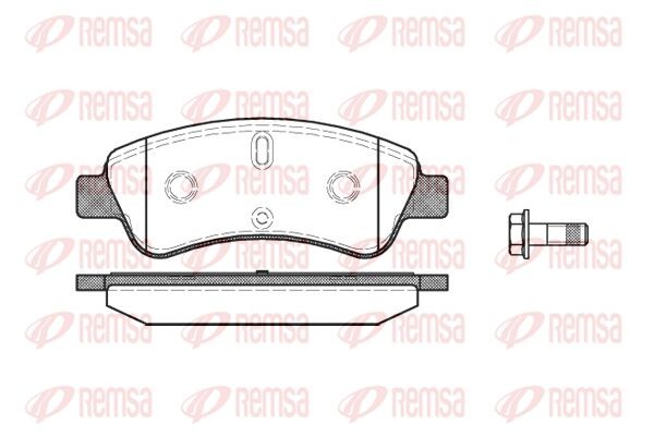 840 10 851 010B-SX=840 30=573030B !колодки дисковые п.\ Peugeot 307, Citroen Xsa 084010 REMSA
