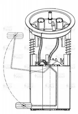 Модуль топл. насоса для а/м BMW 3 E90 (04-) 2.5i/3.0i/X1 E84 (09-) 2.0i (SFM 260 SFM 2600 START VOLT