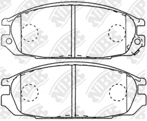 PN2371-NIBK колодки дисковые з.\ Nissan Patrol Y60 87-97 PN2371 NIBK