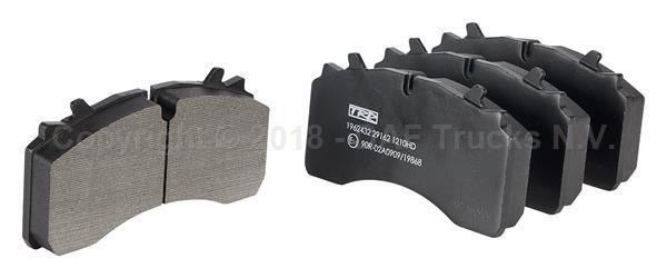 Колодки тормозные 29162 210x110x31 Wabco PAN 22-1 Schmitz/SAF 1962432 DAF TRP