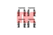 ремкомплект тормозных колодок пер.+зад.!\ Mitsubishi L200/L300/L400 2.0/2.4/2.5T 7930194 NK
