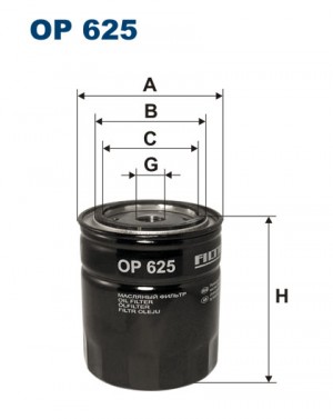 Фильтр масляный OP625 FILTRON