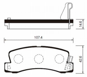 Колодки тормозные дисковые Toyota Celica 2.0 89-94/Camry 1.8-3.0 86-91 SP1208 SP1208 SANGSIN