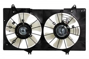 Э/вентиляторы охл. с кожухом (2 вент.) для а/м Mazda 6 (GH) (07-) 1.8i/2.0i  LFK LFK25EP LUZAR