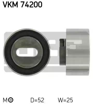 Ролик натяжителя ремня ГРМ VKM74200 SKF