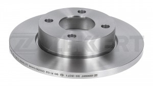 ДИСК ТОРМ. ПЕРЕД. AUDI 80 IV 86- 90 II 87- 100 76- BS-5071 ZEKKERT