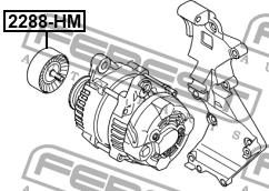 Ролик обводной KIA MOHAVE 2019- 2288-HM 2288-HM FEBEST
