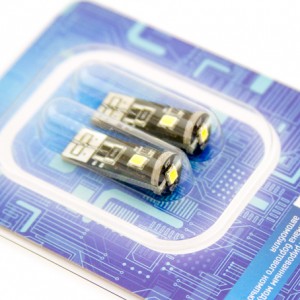 Лампа светодиодная 12V W5W T10W блистер (2шт.) MTF W5W50CN MTF