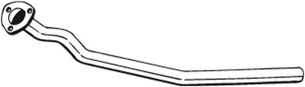 Соединительная труба AUDI A4 96-01, 801-155 801-155 BOSAL