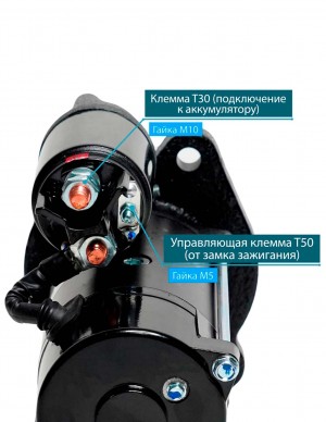 Стартер МАЗ,УРАЛ дв.ЯМЗ-236,238,656,658,7511 ЕВРО-2,3 z=10 5.5кВт ISKRAMOTOR IMS101316 ISKRAMOTOR
