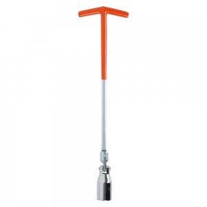 Ключ свечной Т-образный с карданом 21*350мм с резиновым фиксатором (ATAC020) ATAC020 AIRLINE