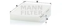 Фильтр салонный CU2945 CU2945 MANN FILTER
