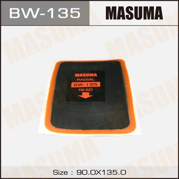 Заплатка для боковых порезов (135х90мм) кордовая 1 слой MASUMA BW135 MASUMA