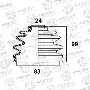 Пыльник привода Avantech BD0506 AVANTECH