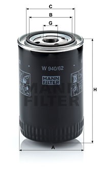 FIAT DUCATO 02>/ IVECO DAILY W94062 MANN FILTER
