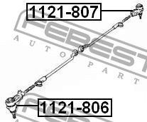 Наконечник 1121-807 FEBEST