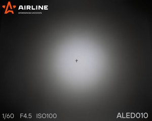 Фара светодиодная "AIRLINE" 82х75х75 мм 18W 12/24V (6 LED рассеяный свет, квадра ALED010 AIRLINE