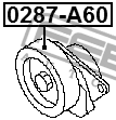 ролик натяжной ремня генератора!\ Ford Mondeo/Focus 1.6-2.0 98> 0287-A60 FEBEST