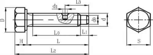 Болт М6х41 успокоителя цепи для а/м ВАЗ 21214/2123  10шт 212141006107008 BELZAN