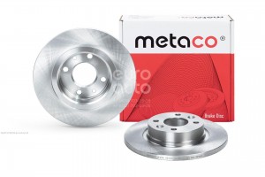 Диск тормозной передний не вентилируемый 3100001 3100001 METACO