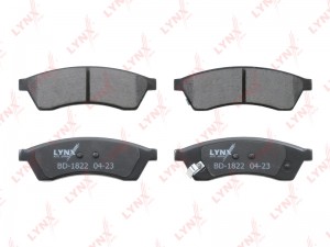 Колодки тормозные задние BD-1822 BD1822 LYNXAUTO